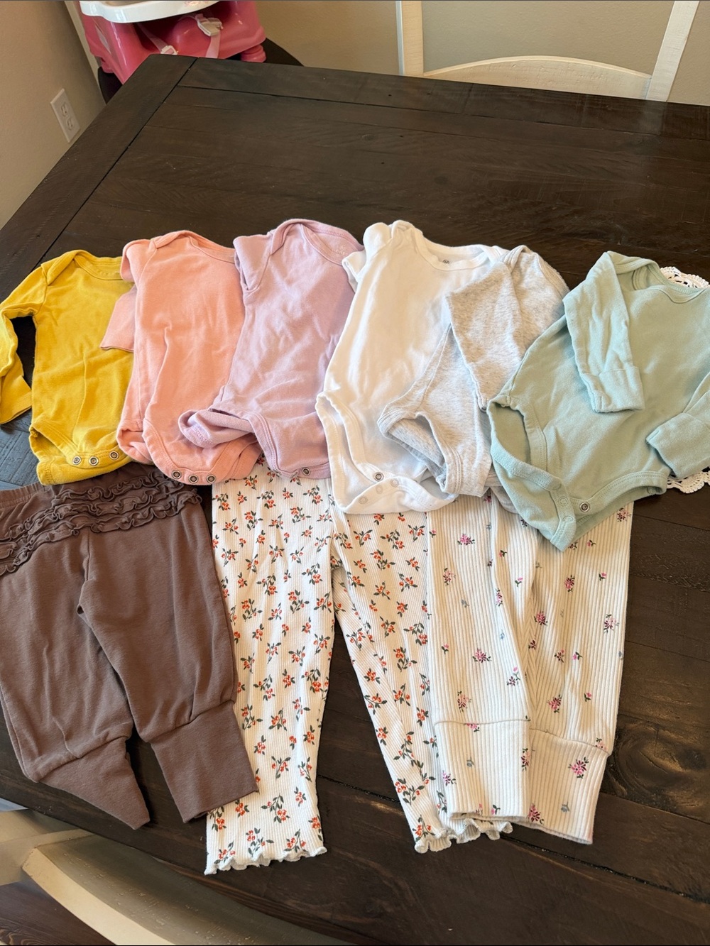 Baby girl bundle size 6-9 months
